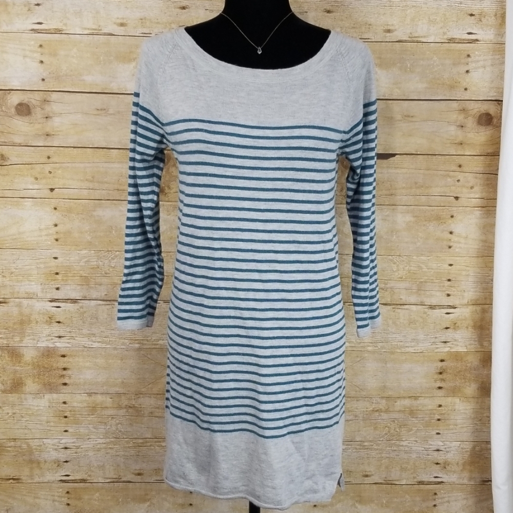 Joie Striped Cashmere Blend Tunic Sweater Dress